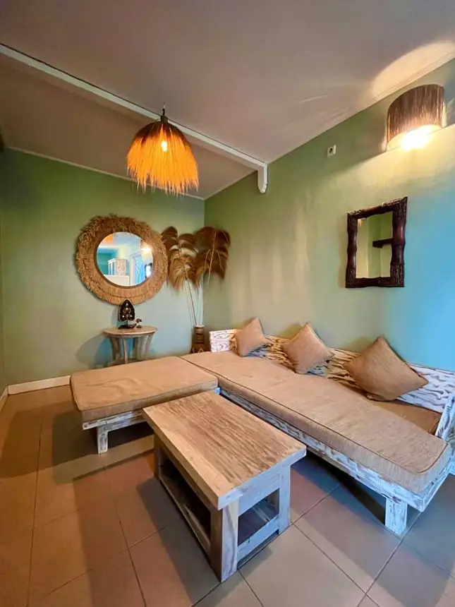 Lounge corner in the suite