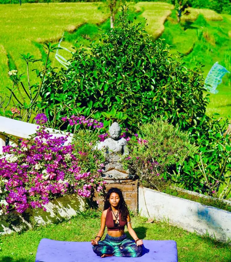 Meditation among the gardens